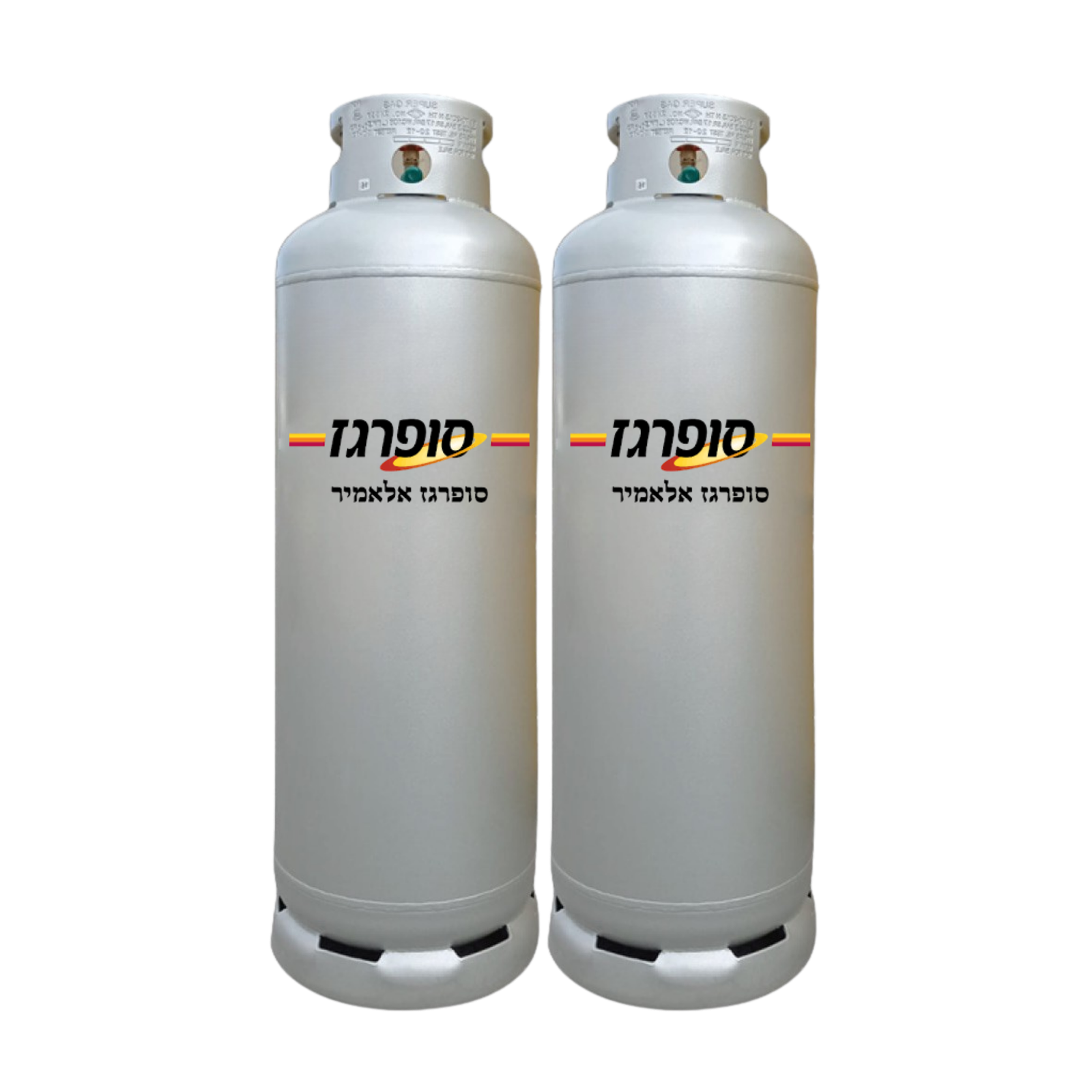 זוג בלוני גז גדולים